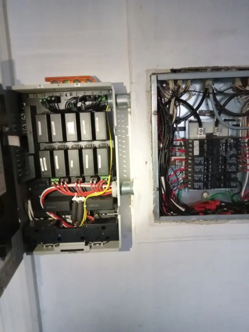 Electrical panel upgrade completed for Electrical Inspection in Dent